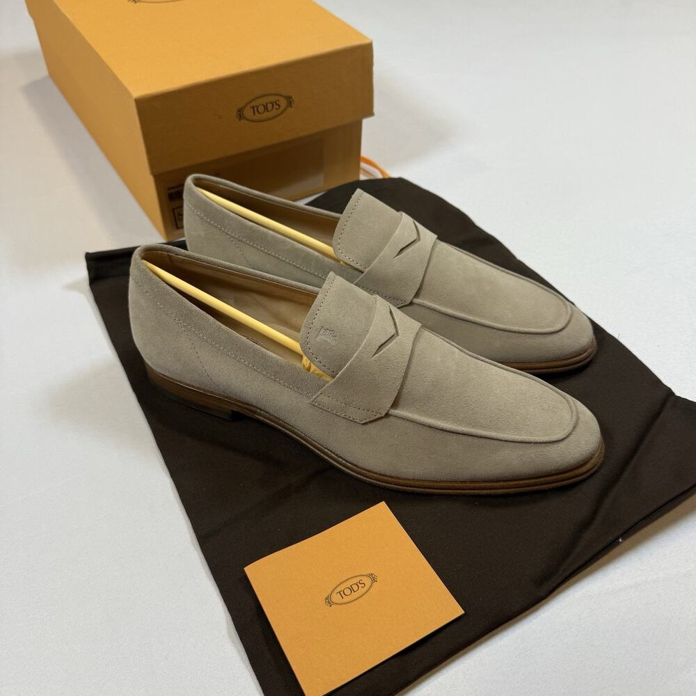 Tod’s MOCASSINO CUOIO DESTRUTTURATO Loafer 7.5UK/9US New Box Receipt MSRP $1,195
